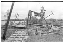 Damage from Hurricane Donna